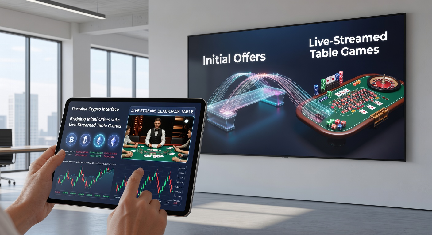 Live dealer table view on a mobile device with crypto transaction overlay showing bonus balance transfer