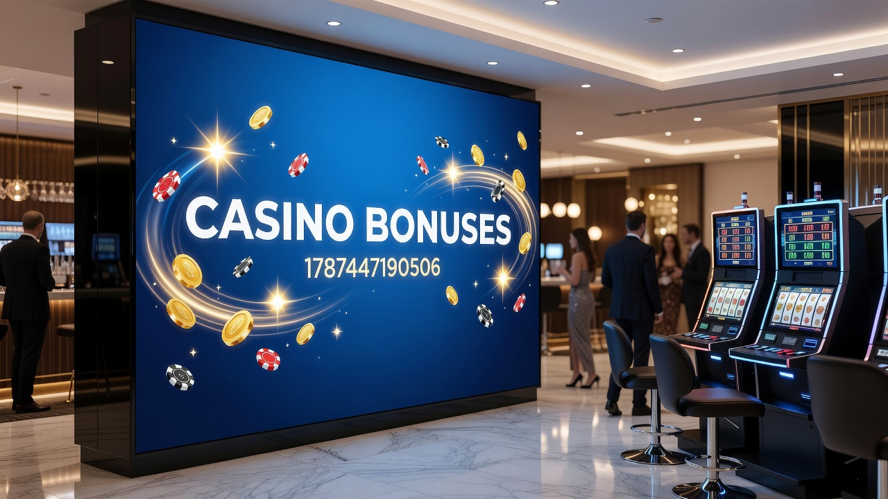 Detailed view of casino bonus terms and conditions displayed alongside gaming interface elements