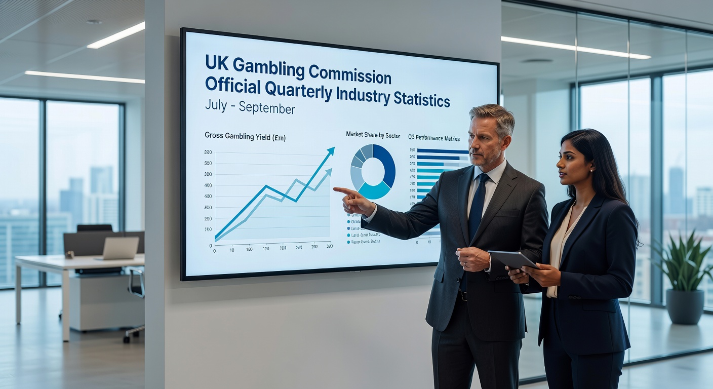 Infographic of UK gambling GGY growth chart comparing Q2 2025 to previous year, with remote sectors highlighted