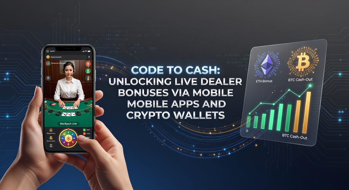 Smartphone screen displaying a live dealer roulette table with promo code entry and crypto wallet integration