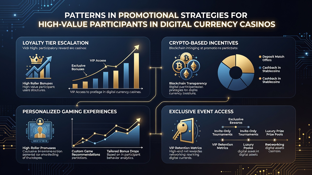 Detailed view of tiered VIP reward mechanics in cryptocurrency casino environments