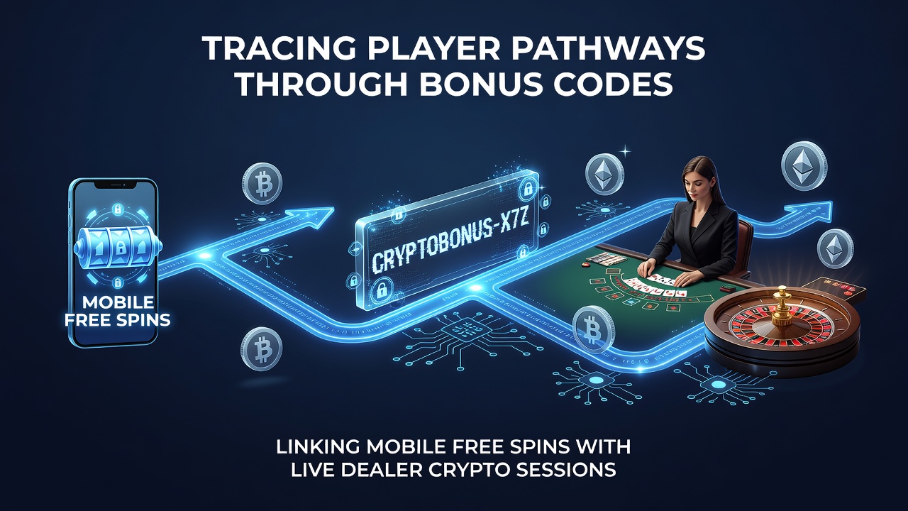 Illustration of a player journey from mobile spins through crypto live dealer tables toward high roller tier benefits
